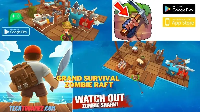 Best Survival Games For Android Grand Survival - Zombie Raft