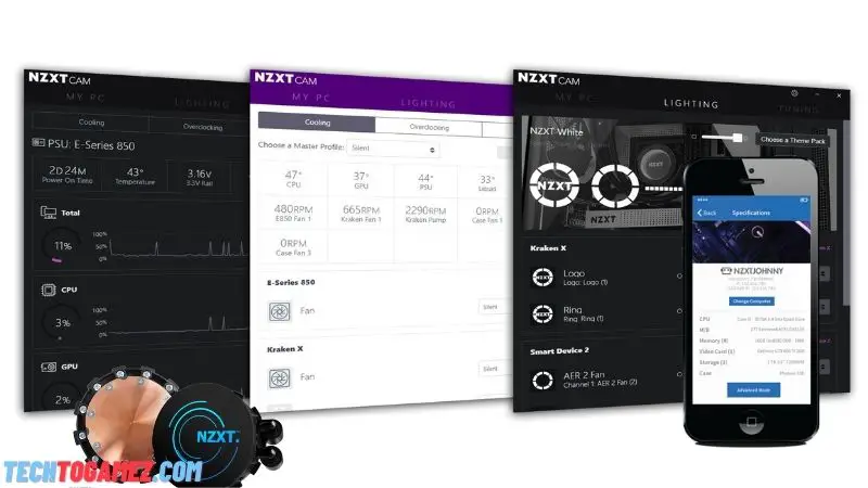 NZXT Cam Software Android App
