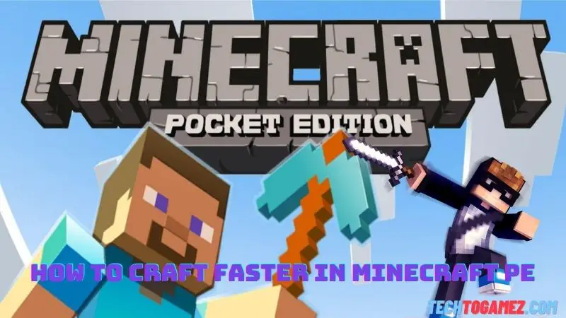 How to craft faster in Minecraft pe