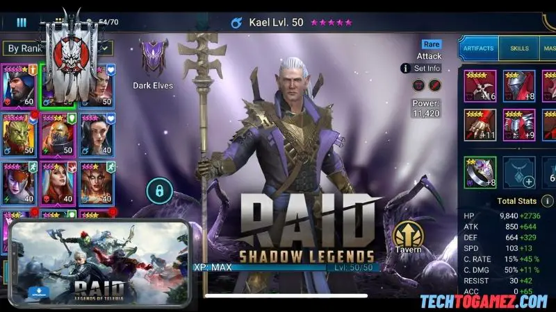 Raid Shadow Legends Starter Kale