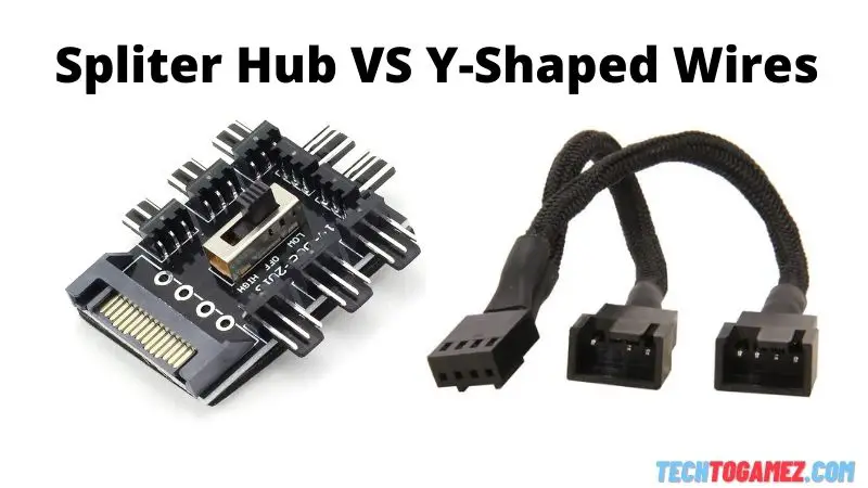 Splitter Hub VS Y-Shaped Wires for PC Fan Splitter