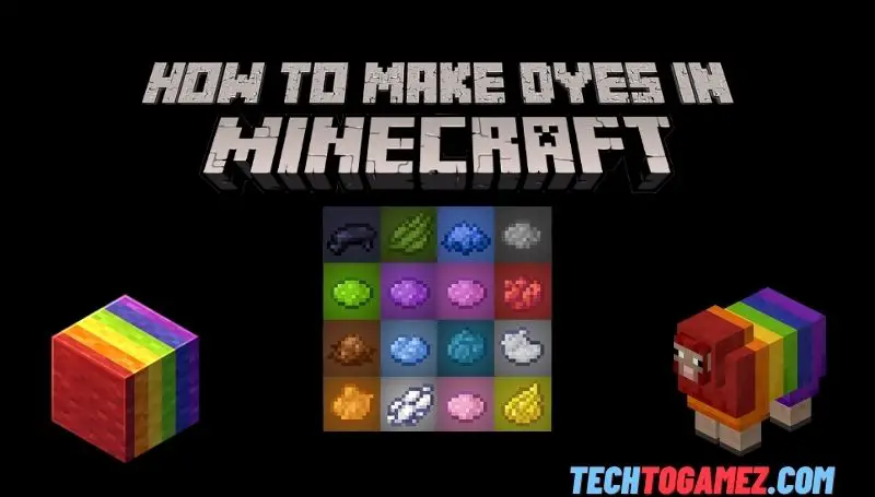 How to make dyes in Minecraft