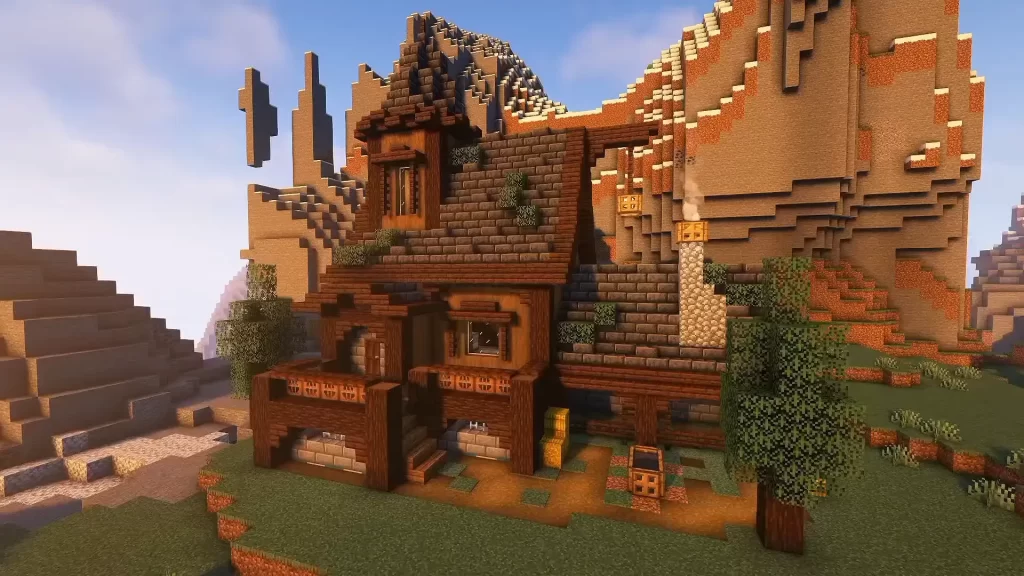 Minecraft Dark Oak House