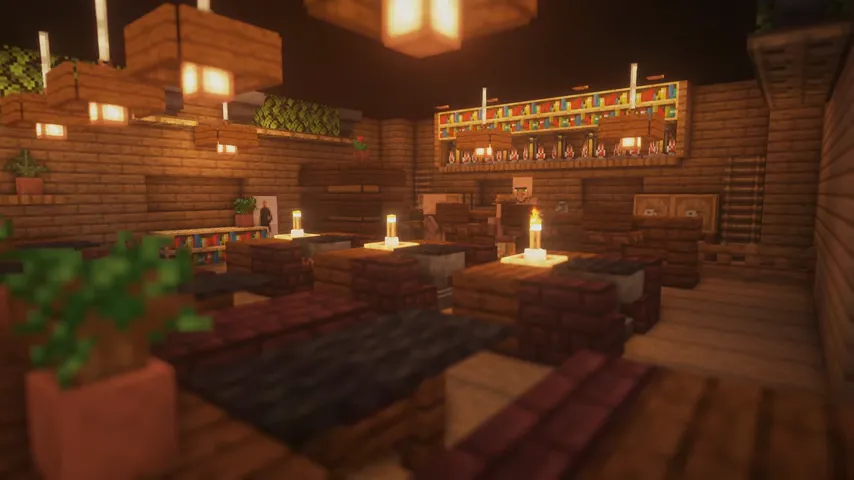Bar Design Made In Minecraft