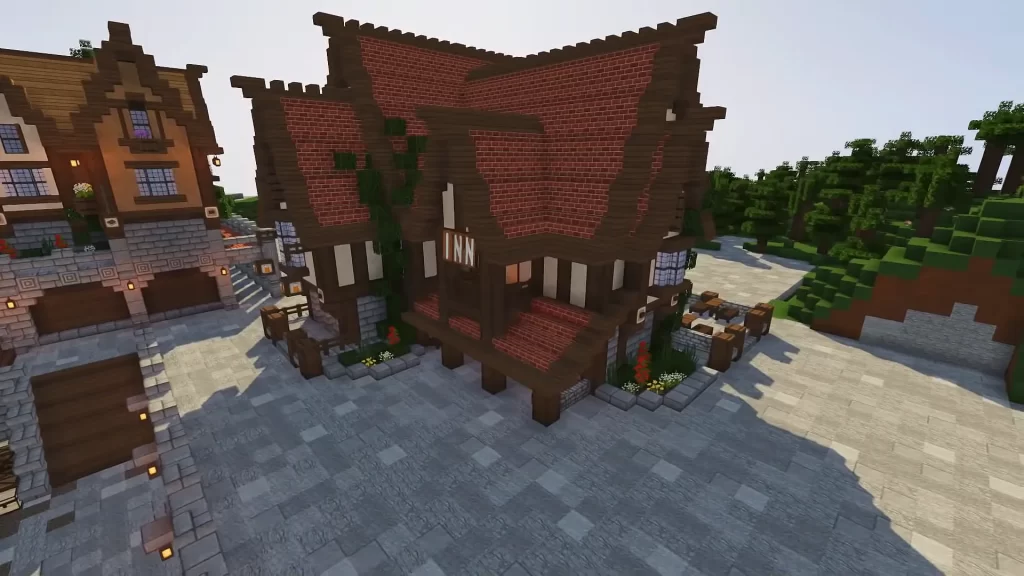 Minecraft Tavern Design Idea