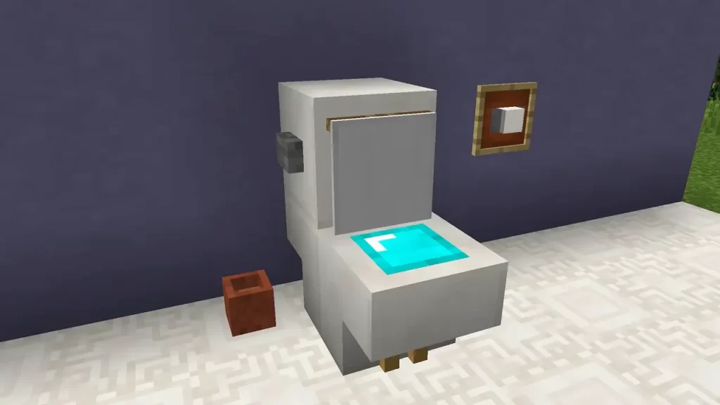 minecraft toilet design