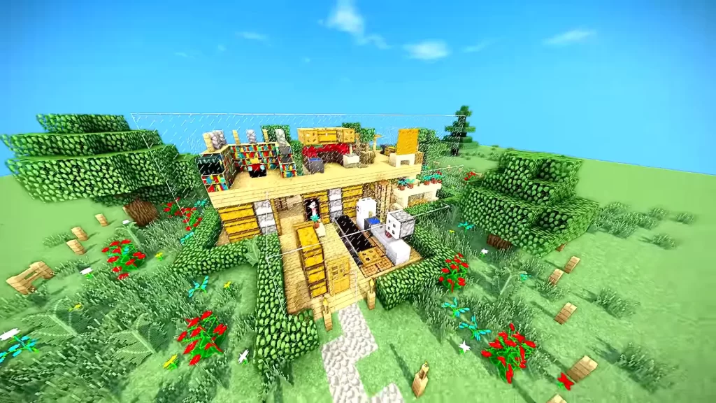 Minecraft Glass House Idea