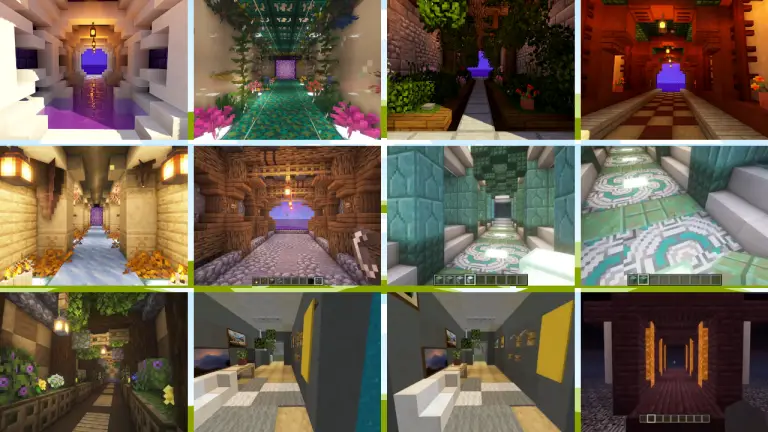 27 Minecraft Hallway Designs and Ideas