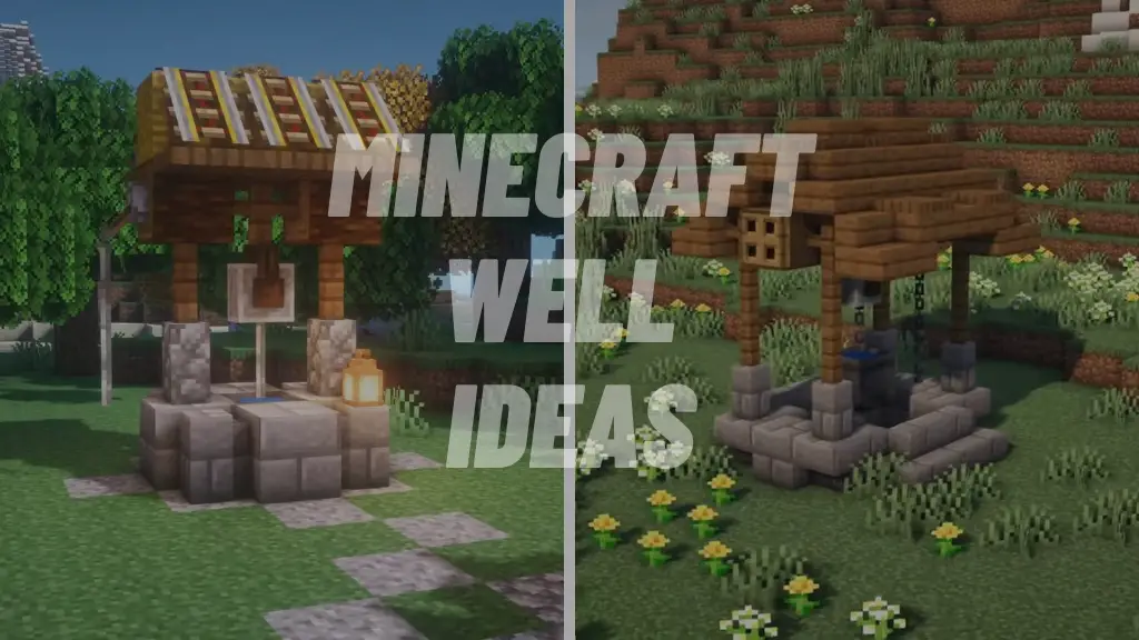 Minecraft Well Designs