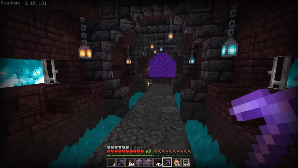 Minecraft Nether Tunnel Design