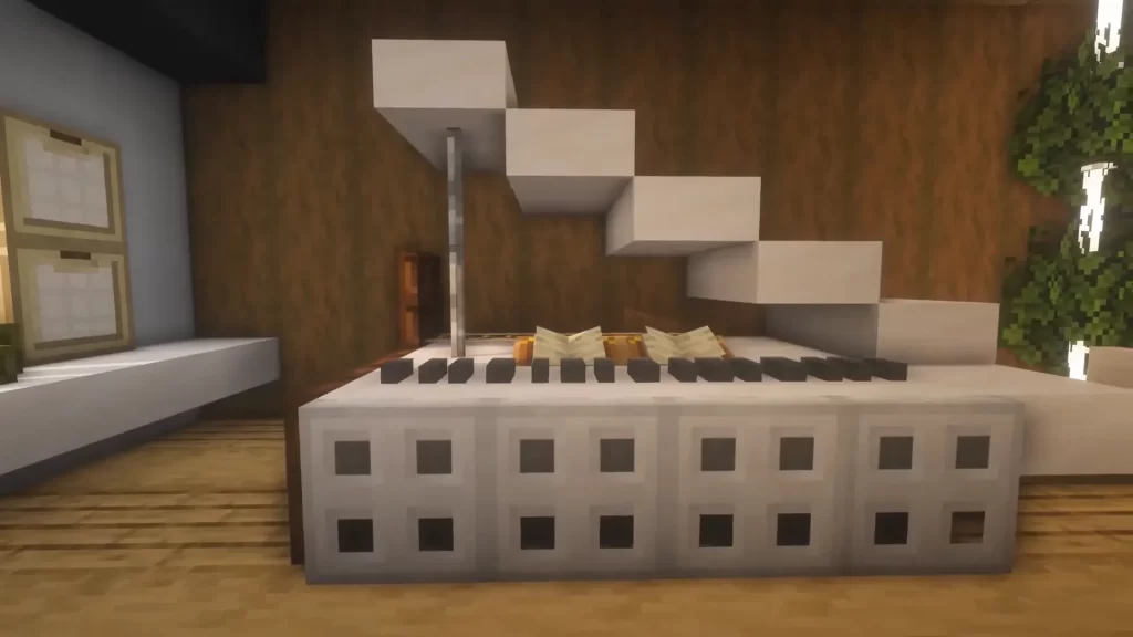 Minecraft Piano Design