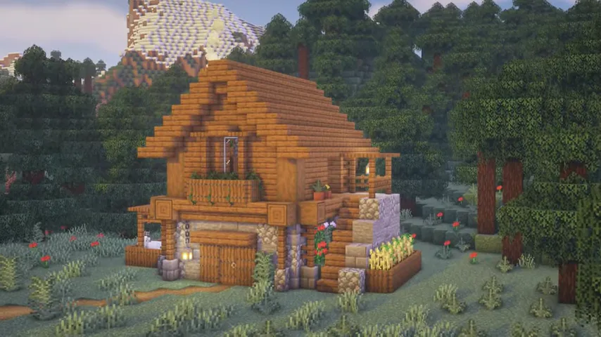 Minecraft Spruce House